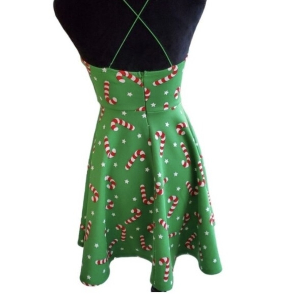 Christmas candy cane skater dress - Picture 3 of 3